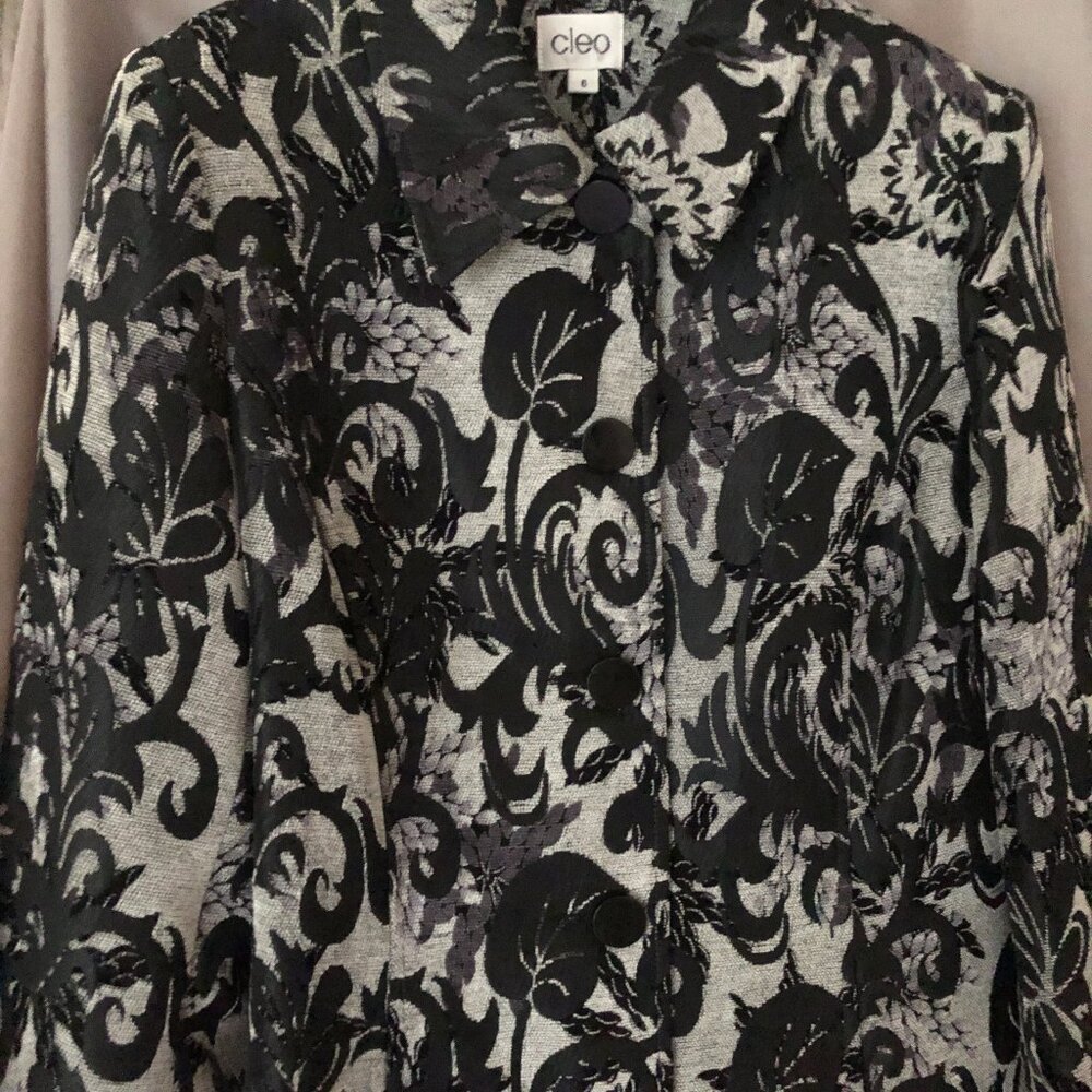 Long Three Toned Tapestry Jacket